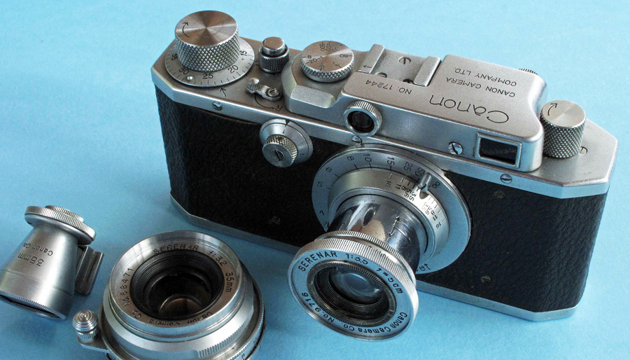 Historia de las cámaras fotográficas profesionales Canon